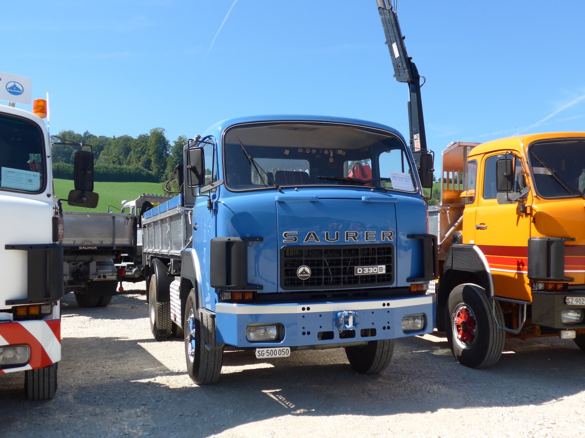 (164'087) - Saurer - SG 500'050 - am 29. August 2015 in Oberkirch, CAMPUS Sursee