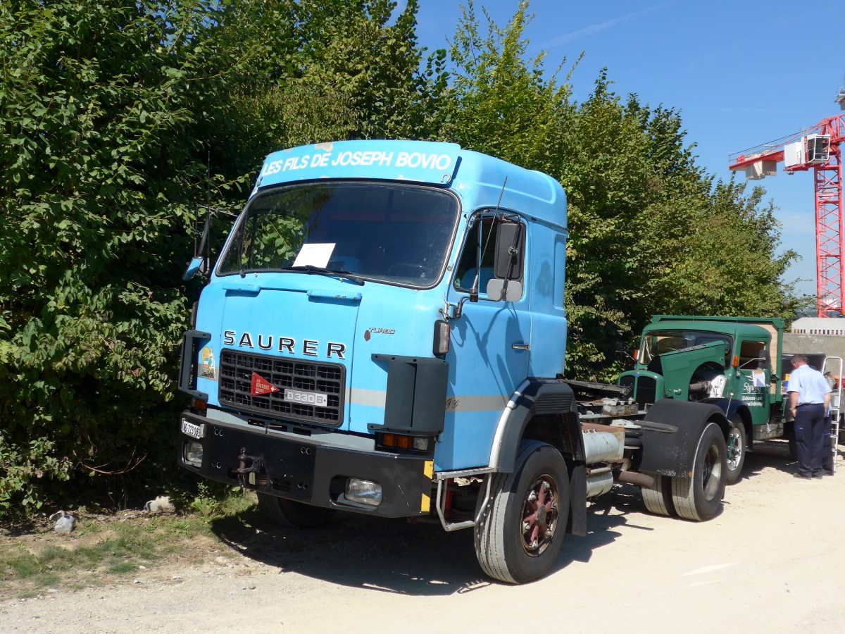 (164'094) - Bovio - VD 723'003 - Saurer am 29. August 2015 in Oberkirch, CAMPUS Sursee