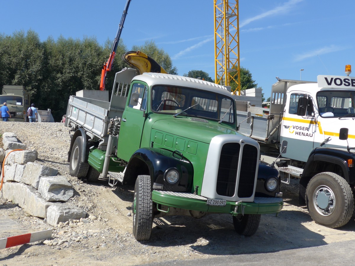 (164'105) - Saurer - SZ 200'092 - am 29. August 2015 in Oberkirch, CAMPUS Sursee