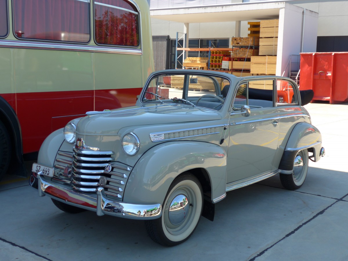 (164'128) - Opel - SZ 693 - am 29. August 2015 in Oberkirch, CAMPUS Sursee