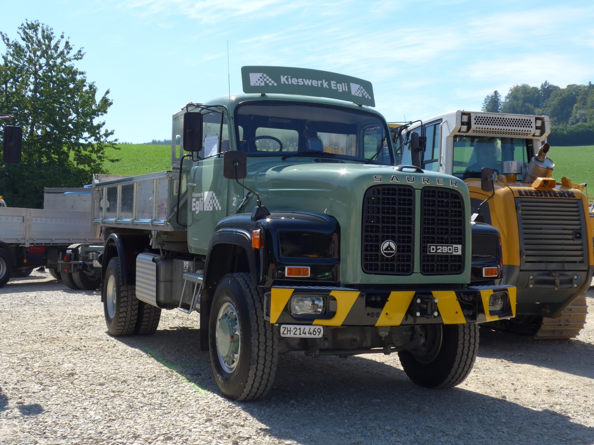 (164'182) - Egli, Uster - Nr. 2/ZH 214'469 - Saurer am 29. August 2015 in Oberkirch, CAMPUS Sursee