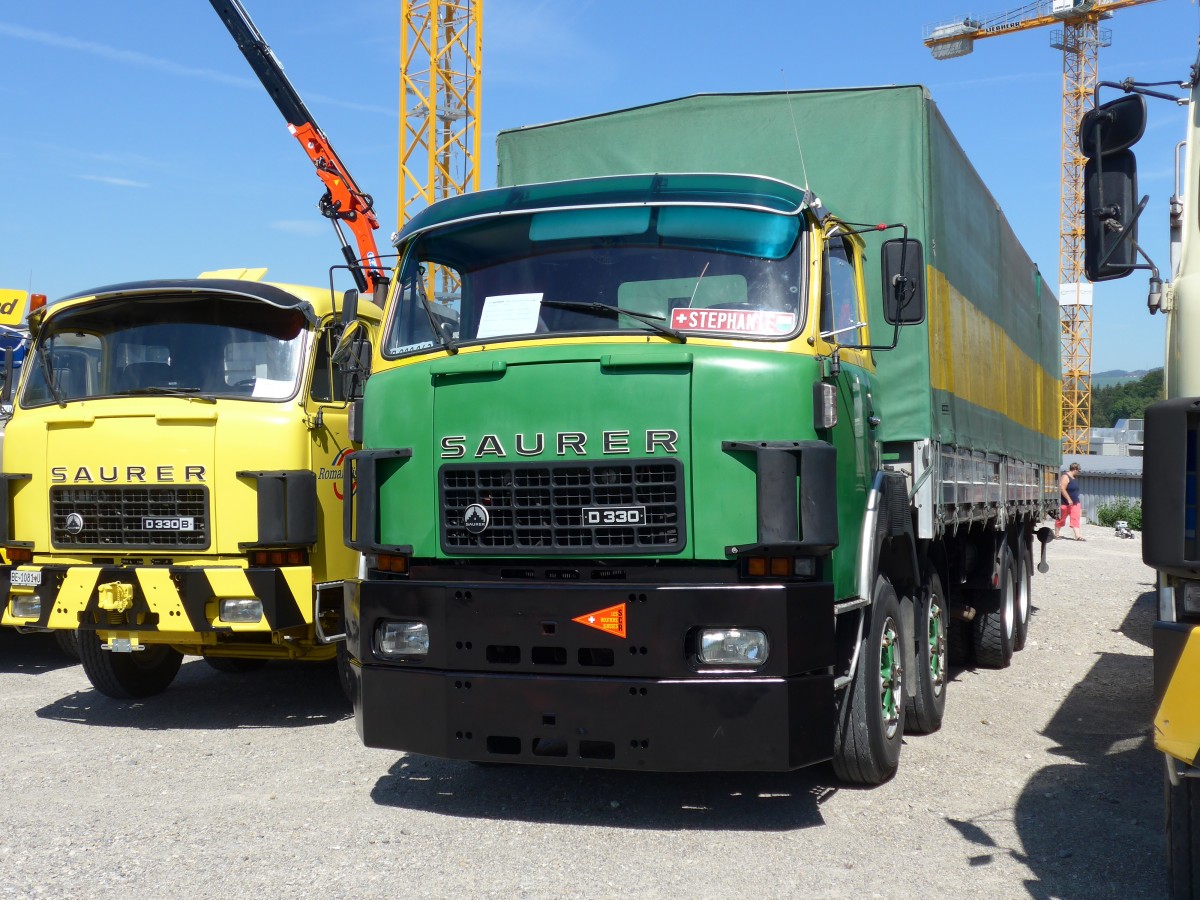 (164'188) - Saurer - FR 900'043 - am 29. August 2015 in Oberkirch, CAMPUS Sursee