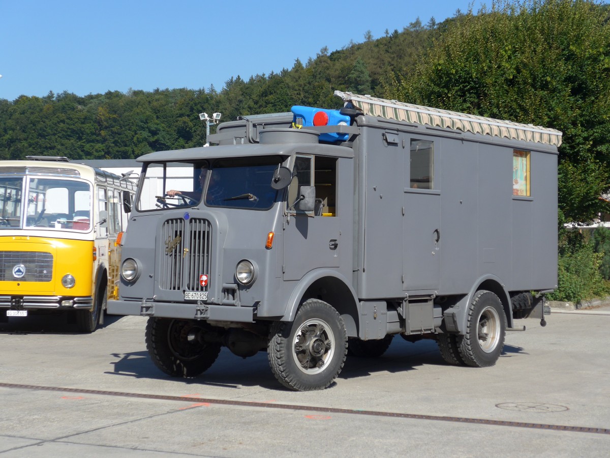 (164'241) - Saurer - BE 670'825 - am 29. August 2015 in Oberkirch, CAMPUS Sursee