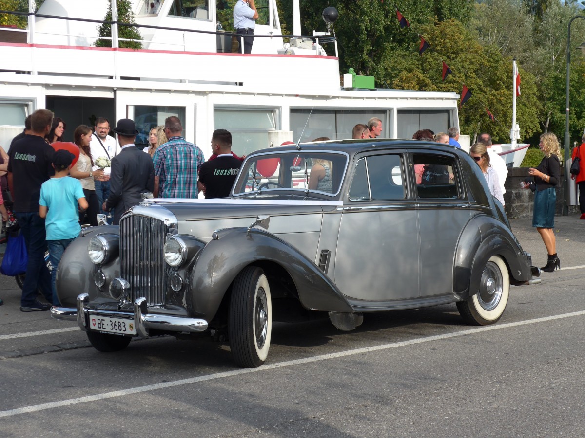 (164'601) - Bentley - BE 3683 - am 12. September 2015 bei der Schiffl�ndte Thun