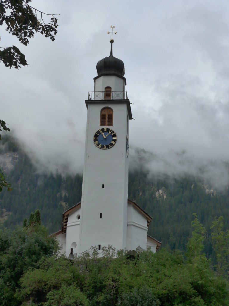 (165'245) - Die Kirche Andeer am 19. September 2015