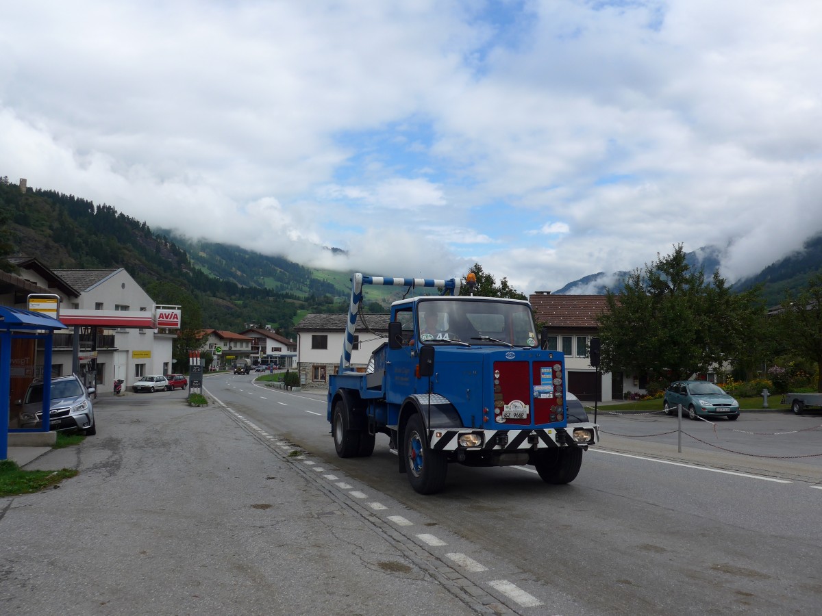 (165'268) - Z�ger, Altendorf - SZ 9662 - FBW am 19. September 2015 in Andeer, Tgavugl