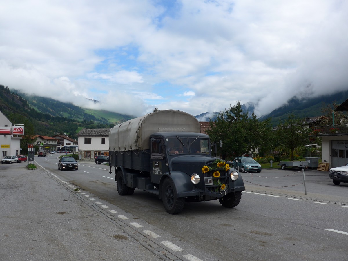 (165'269) - Fischer, Chur - GR 195 U - Berna am 19. September 2015 in Andeer, Tgavugl