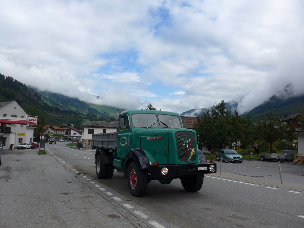 (165'273) - Hegglin, Villmergen - AG 45'098 - Henschel am 19. September 2015 in Andeer, Tgavugl