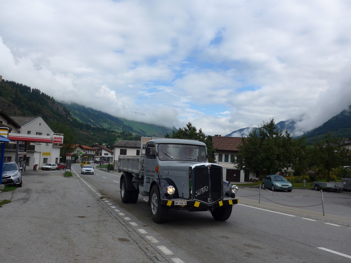 (165'296) - Mettler, Chur - GR 266 U - FBW am 19. September 2015 in Andeer, Tgavugl
