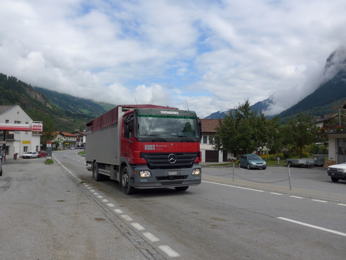 (165'323) - Loi, Avers - GR 857'900 - Mercedes am 19. September 2015 in Andeer, Tgavugl