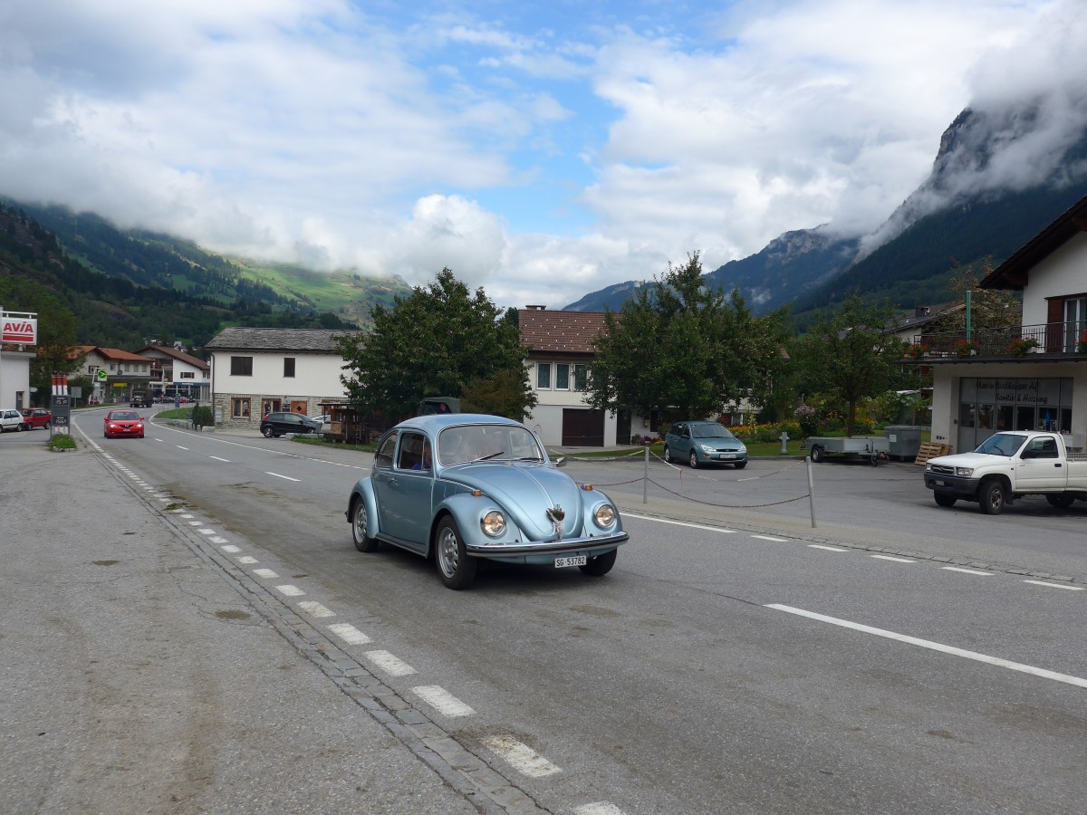 (165'364) - VW-K�fer - SG 53'782 - am 19. September 2015 in Andeer, Tgavugl