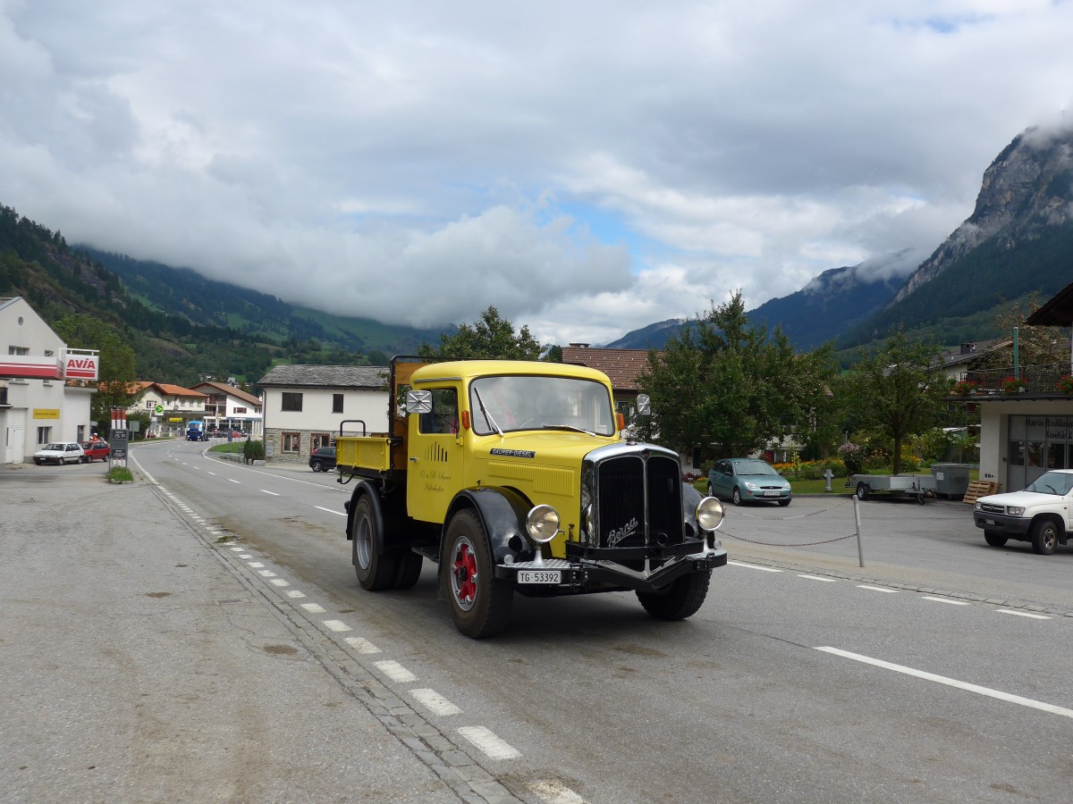 (165'408) - Saxer, Hefenhofen - TG 53'392 - Berna am 19. September 2015 in Andeer, Tgavugl