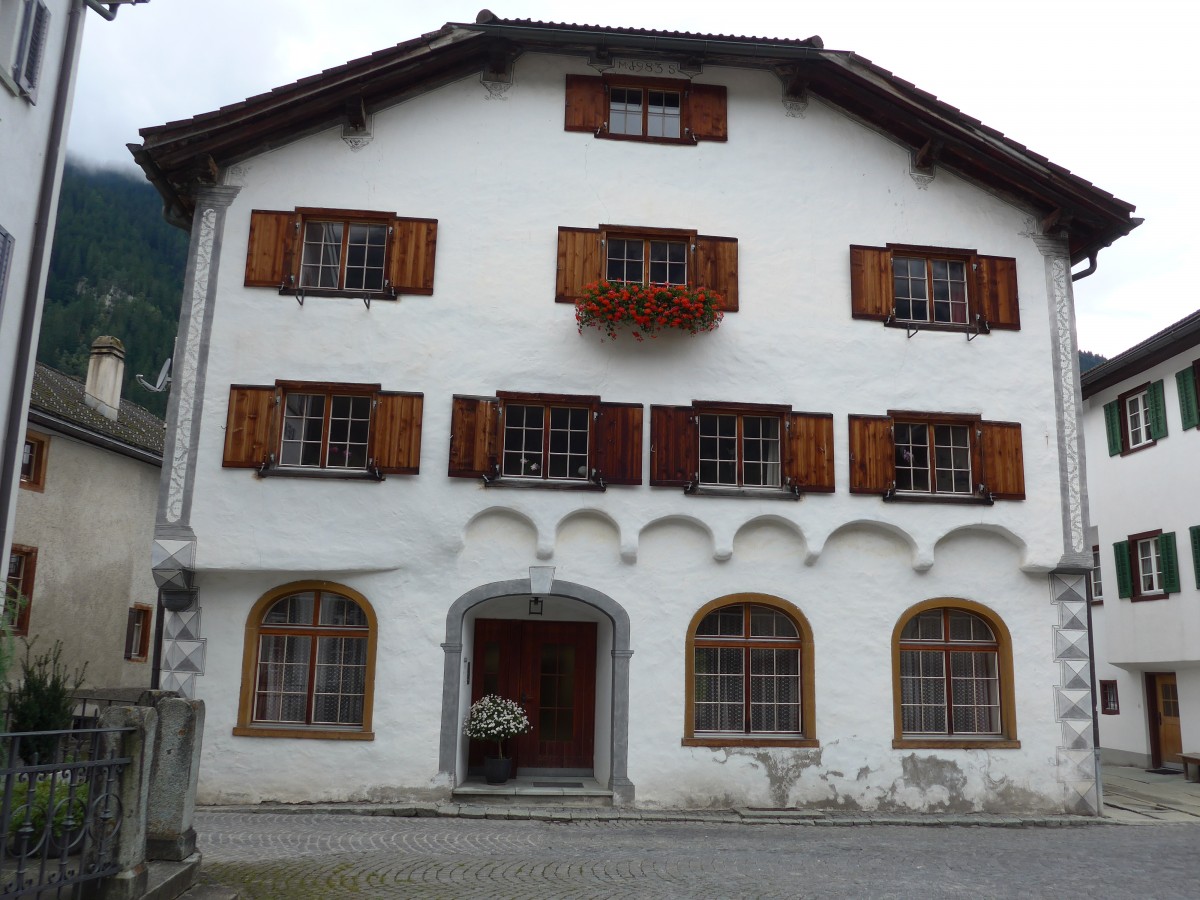 (165'417) - Altes Haus am 19. September 2015 in Andeer