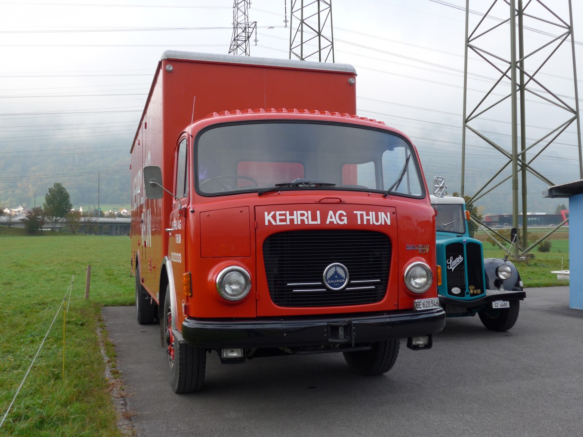 (166'079) - Kehrli, Thun - Nr. 15/BE 620'546 - Saurer am 10. Oktober 2015 in Sch�nis, Bicoareal