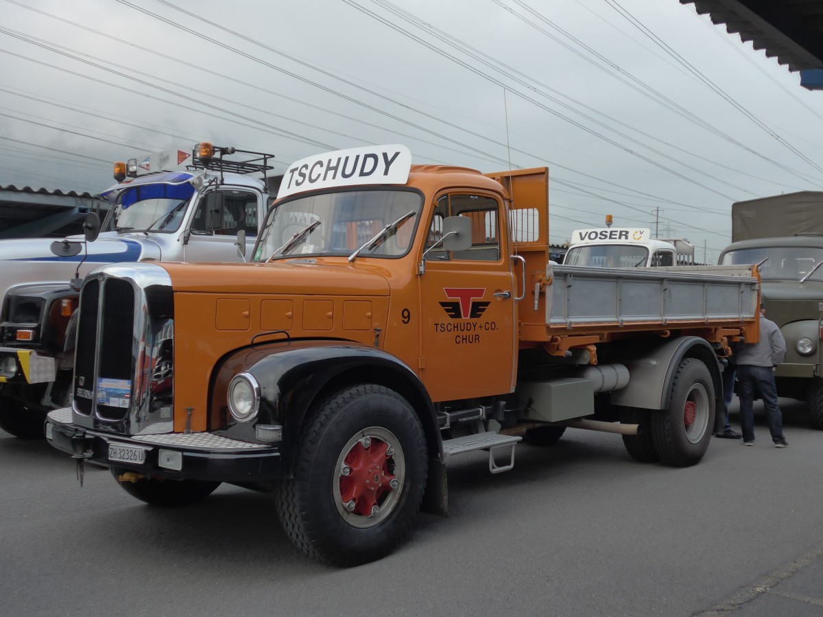 (166'081) - Tschudy, Chur - Nr. 9/ZH 32'326 U - Berna am 10. Oktober 2015 in Sch�nis, Bicoareal