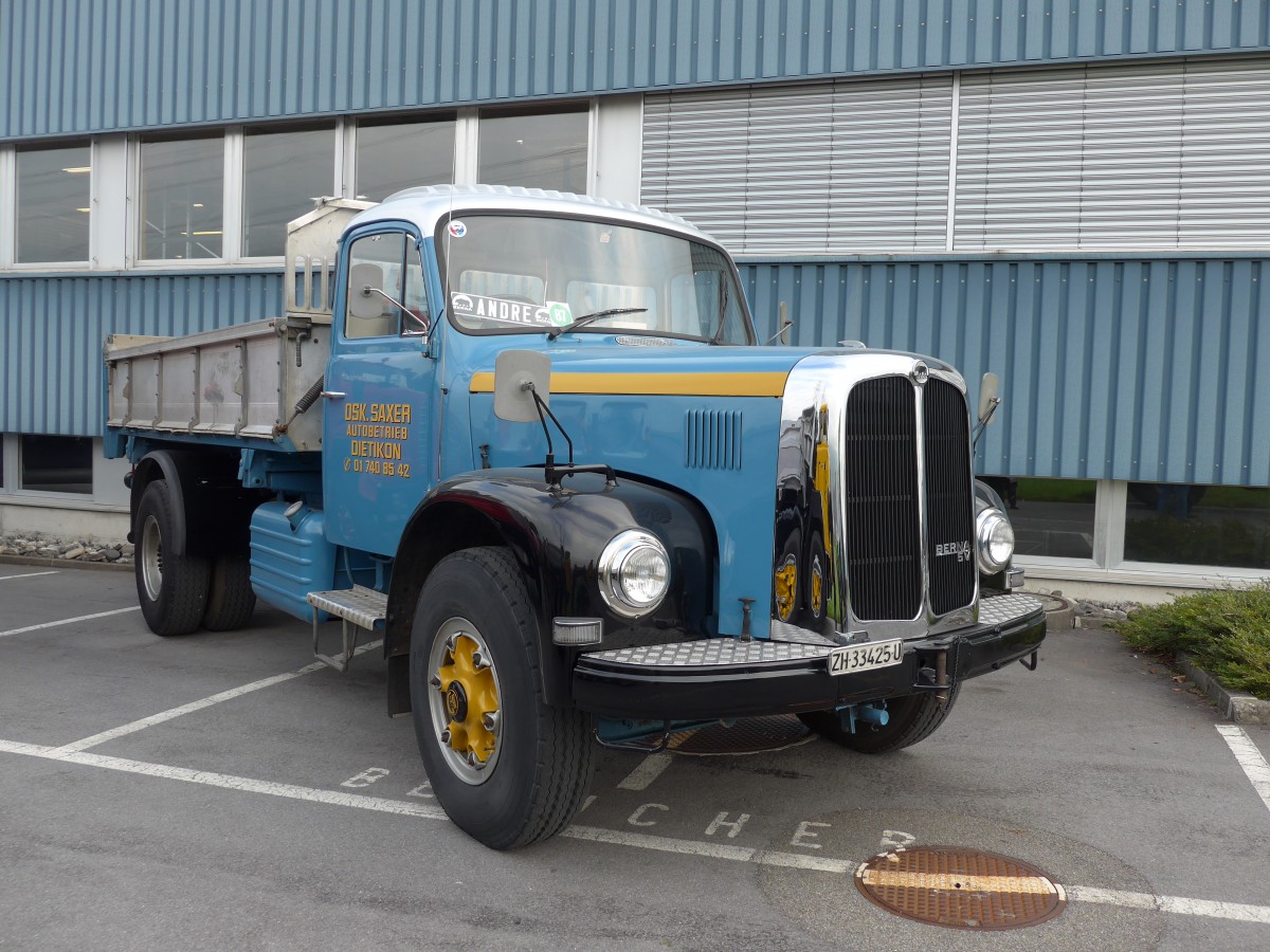 (166'114) - Saxer, Dietikon - ZH 33'425 U - Berna am 10. Oktober 2015 in Sch�nis, Bicoareal