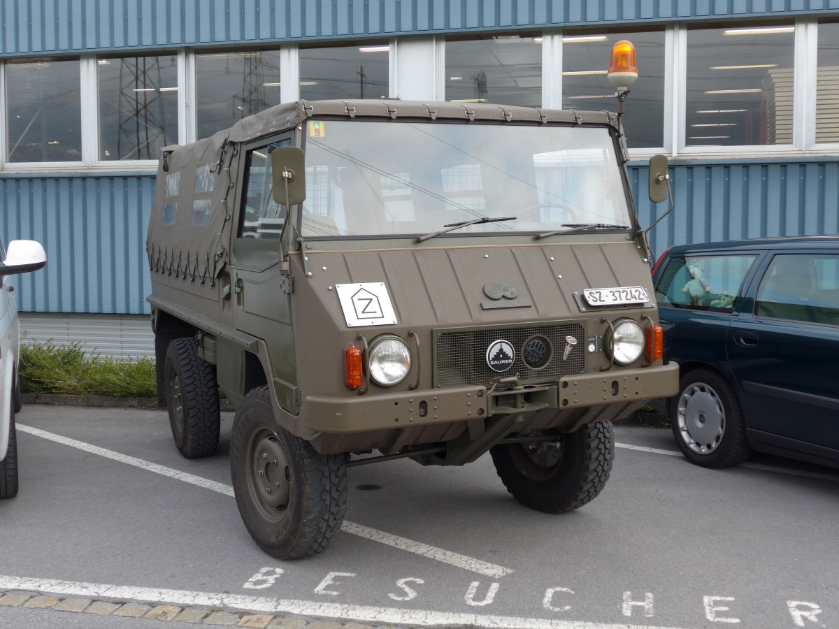 (166'121) - Steyr-Puch - SZ 37'242 - am 10. Oktober 2015 in Sch�nis, Bicoareal