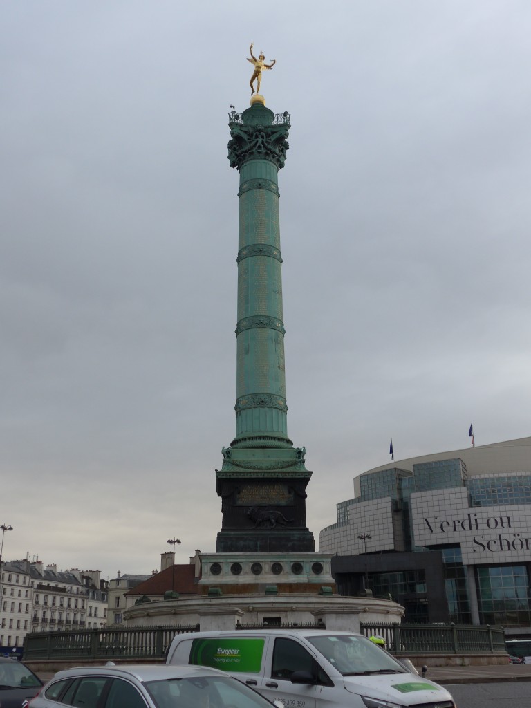 (166'772) - Die Julis�ule auf dem Place de la Bastille am 16. November 2015 in Paris