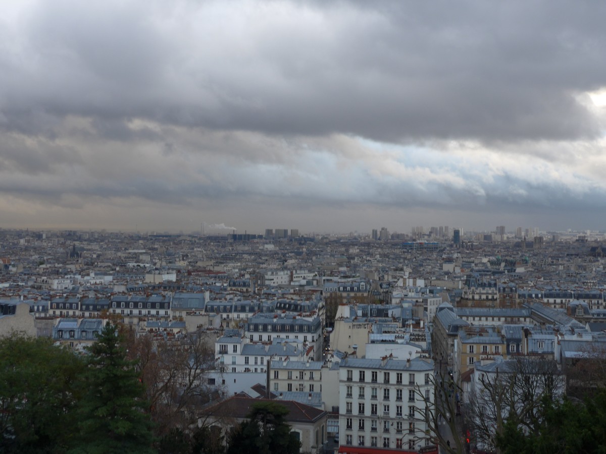 (167'063) - Blick �ber Paris am 17. November 2015 vom Montmartre aus