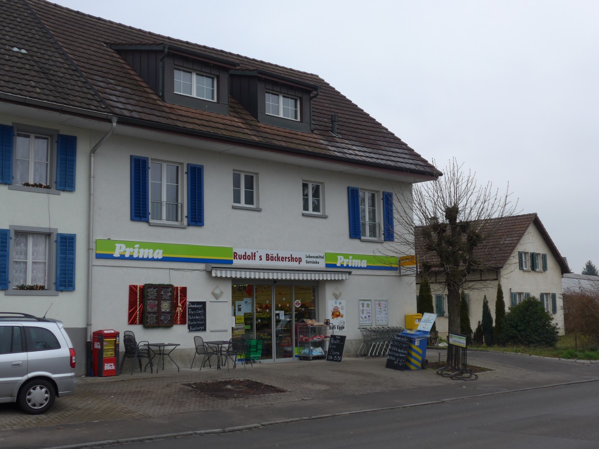 (168'138) - Rudolf's B�ckershop und Post am 30. Dezember 2015 in T�gerig