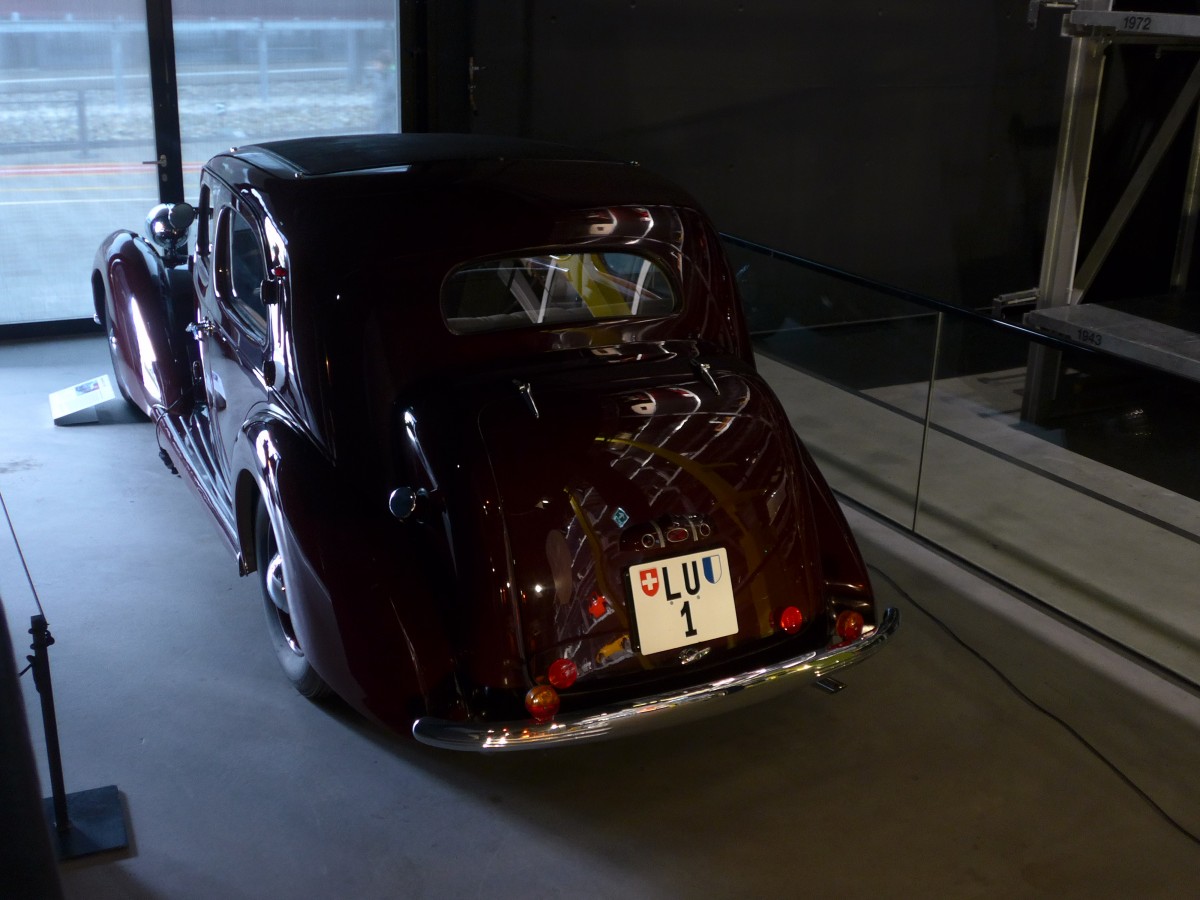 (168'917) - Delage - LU 1 - am 25. Februar 2016 in Luzern, Verkehrshaus