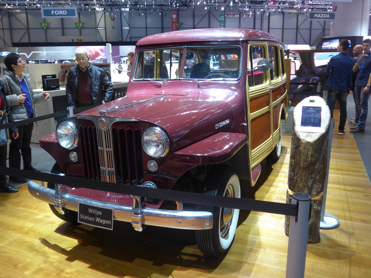 (169'157) - Willys Station Wagon am 7. M�rz 2016 im Autosalon Genf