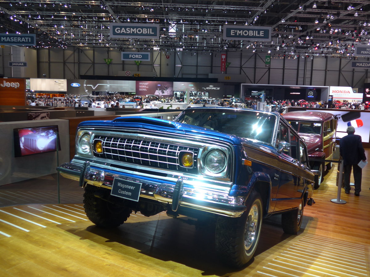 (169'160) - Jeep Wagoneer Custom am 7. M�rz 2016 im Autosalon Genf