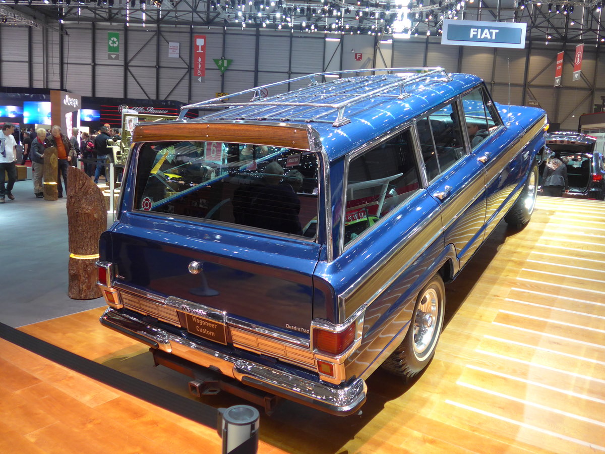 (169'161) - Jeep Wagoneer Custom am 7. M�rz 2016 im Autosalon Genf