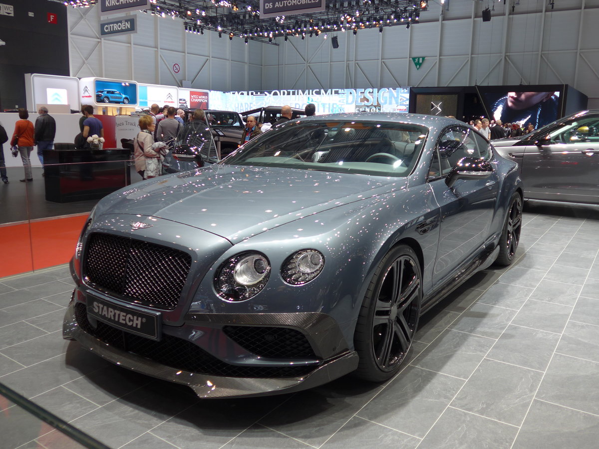 (169'174) - Bentley  Startech  am 7. M�rz 2016 im Autosalon Genf