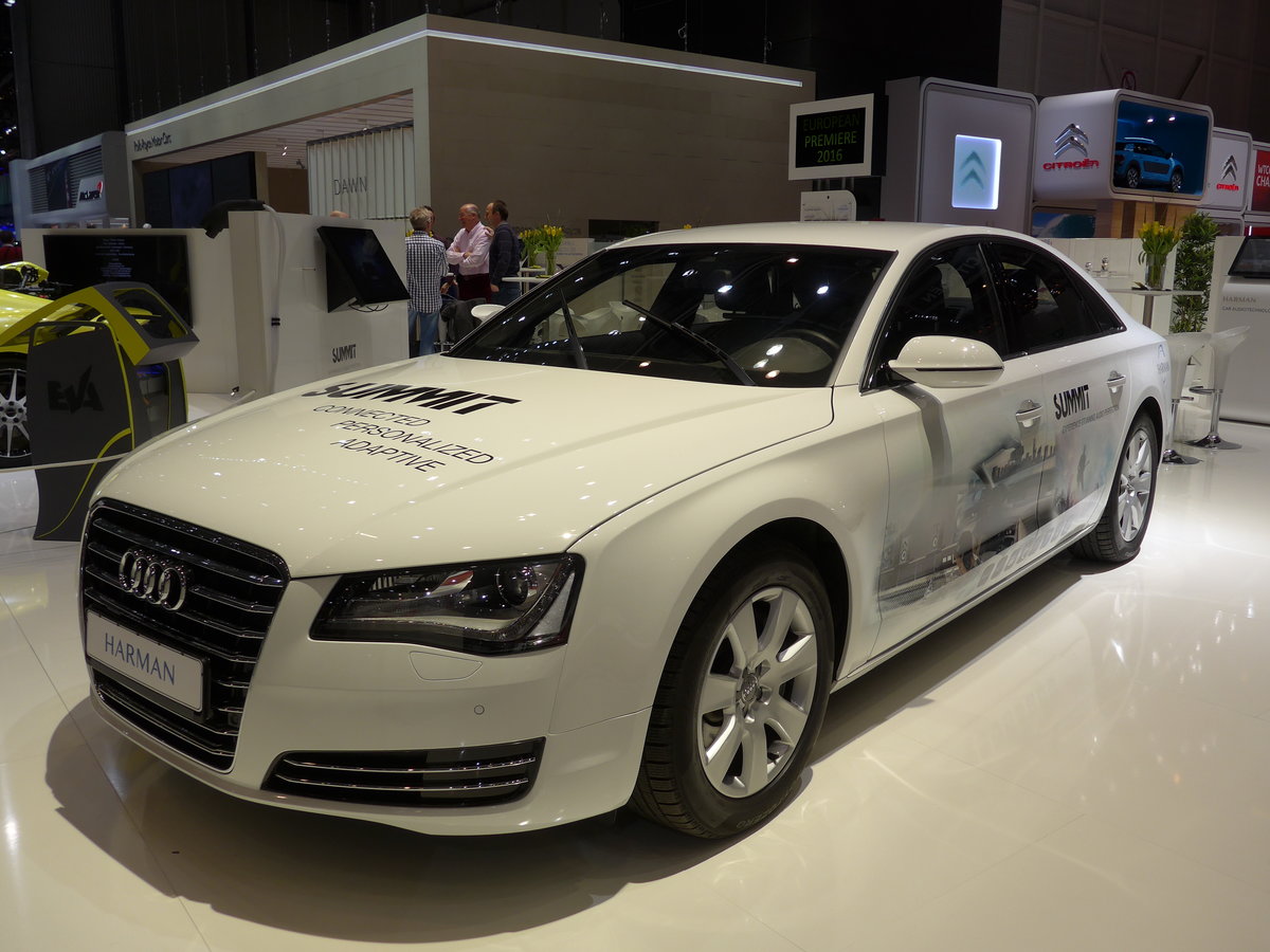 (169'176) - Audi  Harman  am 7. M�rz 2016 im Autosalon Genf