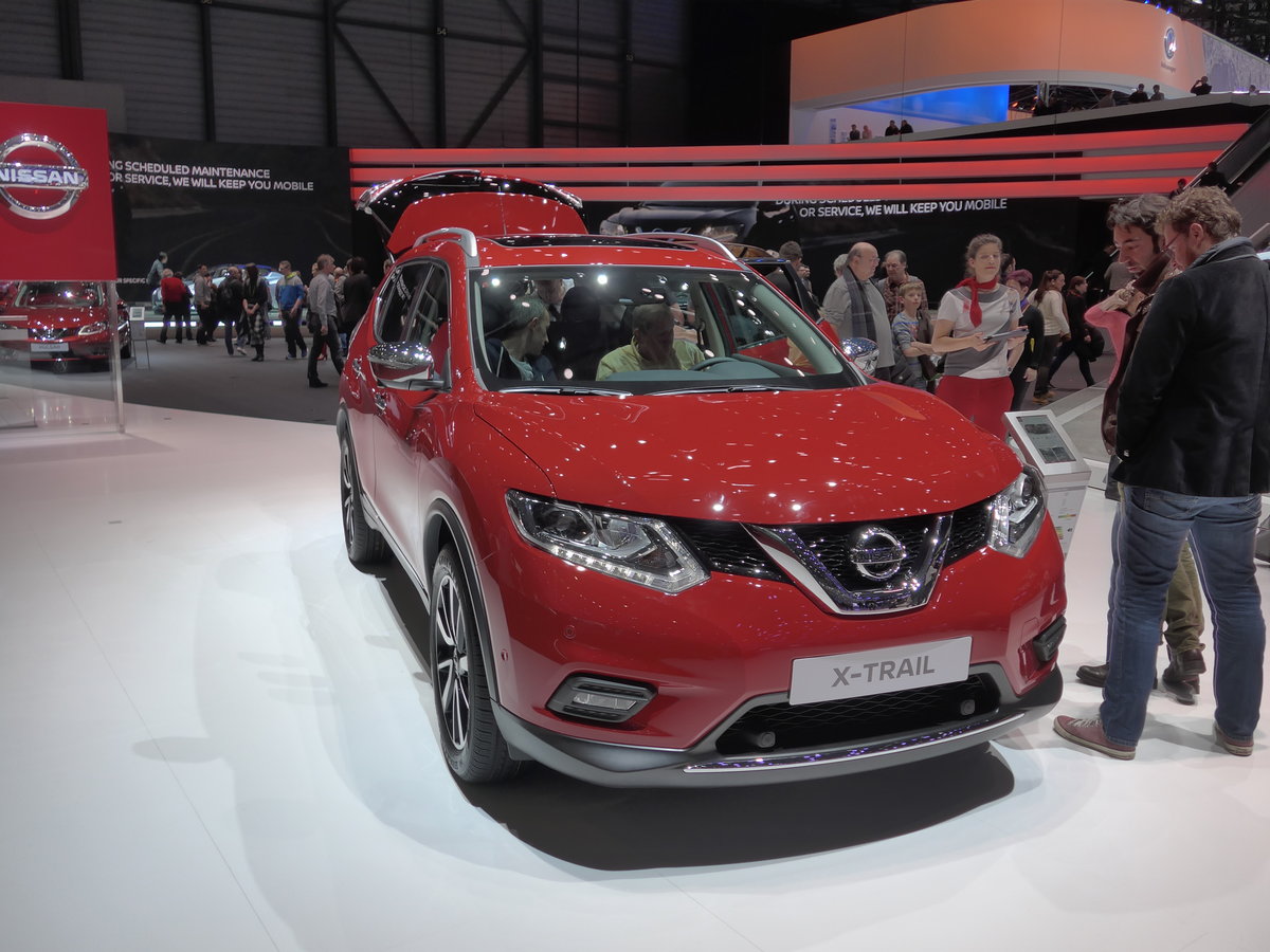 (169'182) - Nissan X-Trail am 7. M�rz 2016 im Autosalon Genf