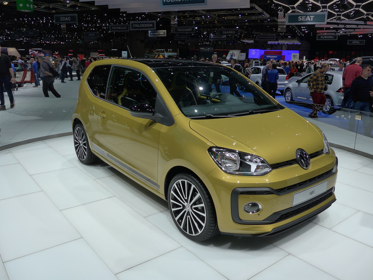 (169'185) - VW up! am 7. M�rz 2016 im Autosalon Genf