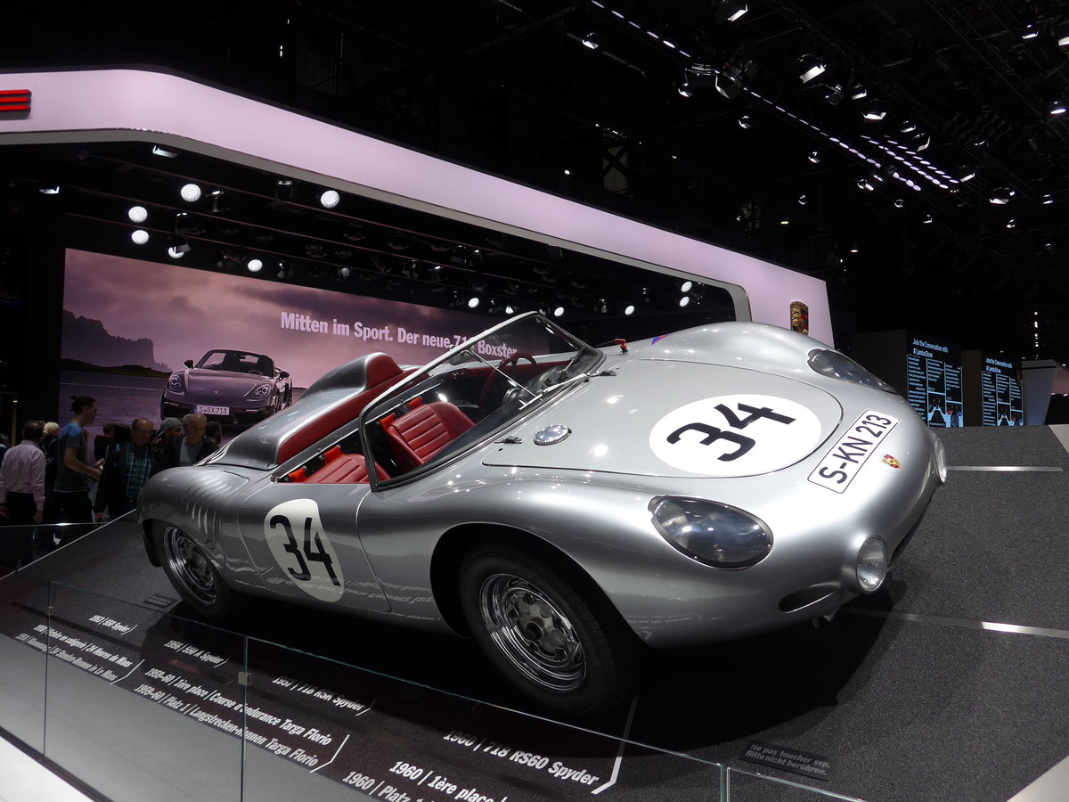 (169'190) - Porsche - S-KN 213 - am 7. M�rz 2016 im Autosalon Genf