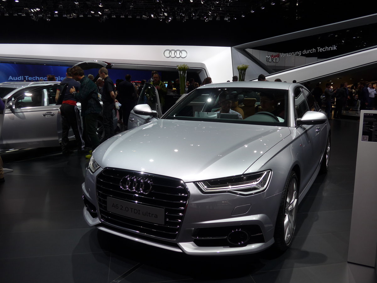 (169'192) - Audi A6 am 7. M�rz 2016 im Autosalon Genf