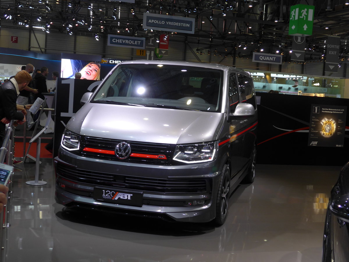(169'194) - VW-Bus  Abt  am 7. M�rz 2016 im Autosalon Genf