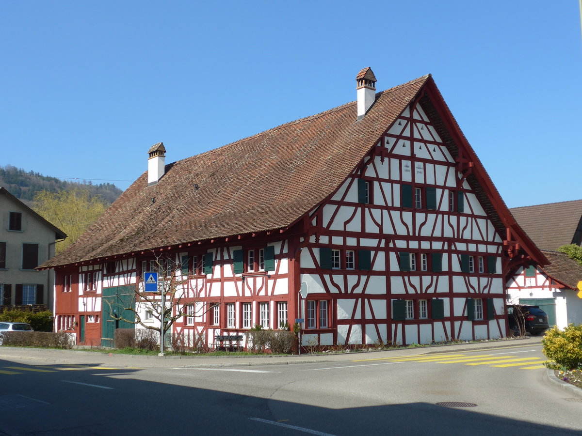 (169'331) - Altes Haus von 1668 am 19. M�rz 2016 in Stadel