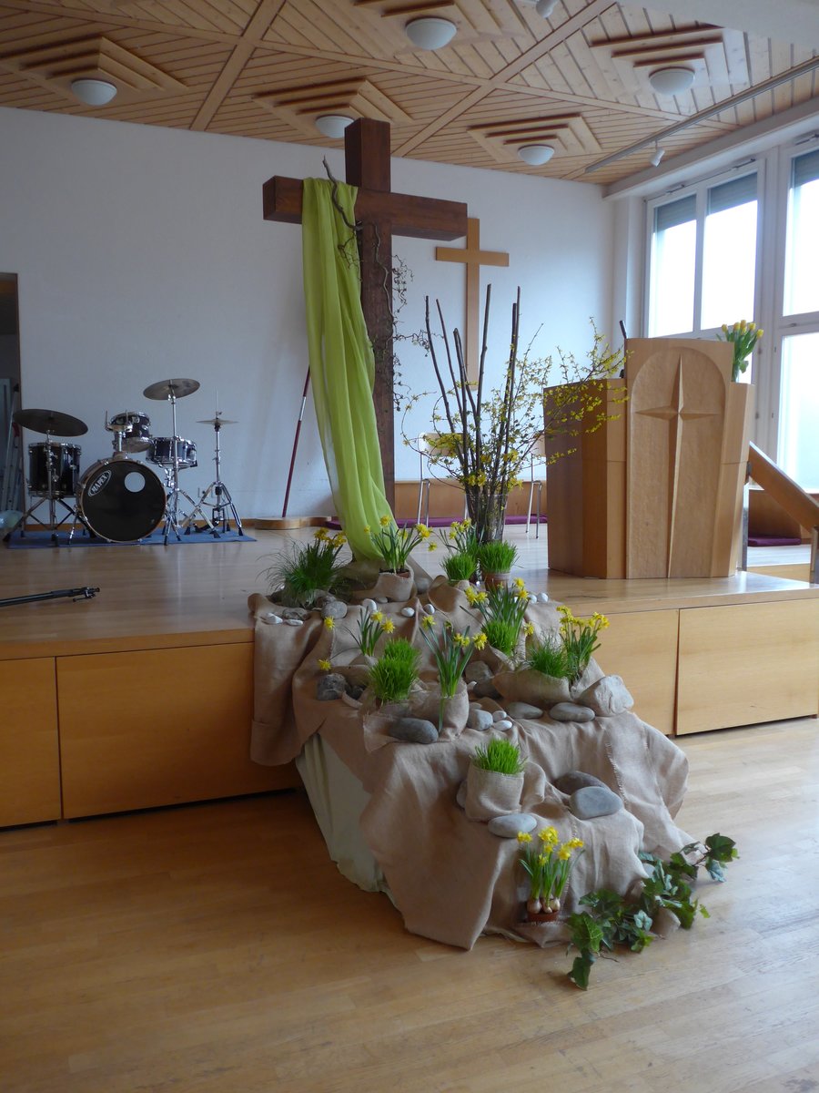 (169'510) - Osterbeschm�ckung am 27. M�rz in der Heilsarmee Thun