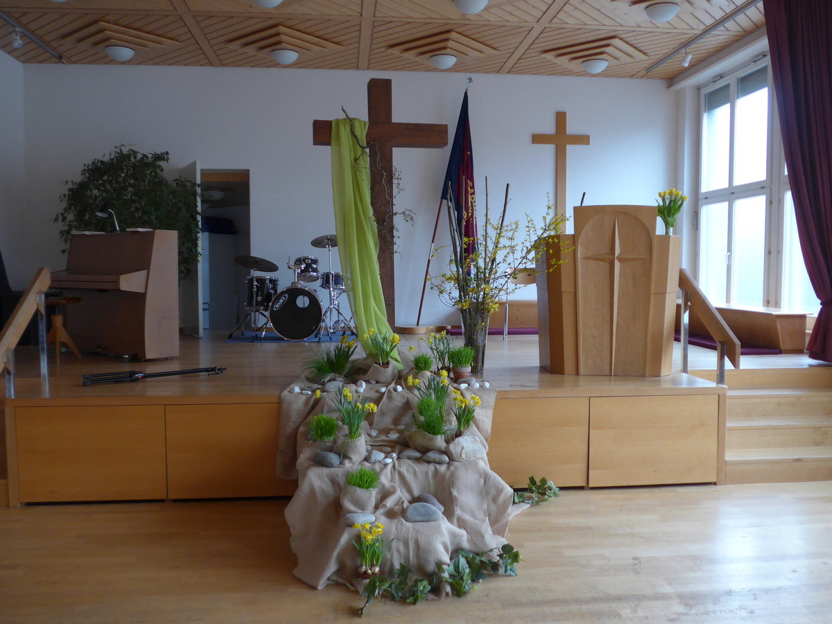 (169'512) - Osterbeschm�ckung am 27. M�rz 2016 in der Heilsarmee Thun