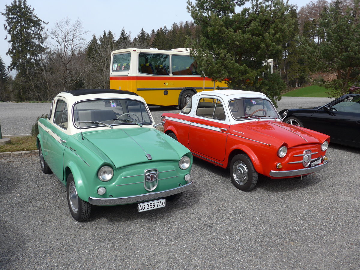 (169'668) - Fiat - AG 359'740 + AG 432'341 - am 2. April 2016 in Teufen, Restaurant Waldegg