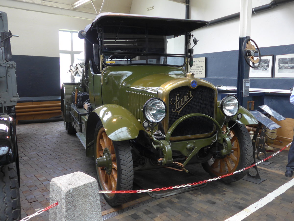 (169'679) - Im Saurer-Museum: Saurer - Jahrgang 1923 - am 2. April 2016
