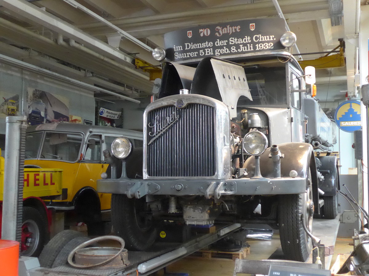 (169'685) - Im Saurer-Museum: Saurer - Jahrgang 1932 - am 2. April 2016
