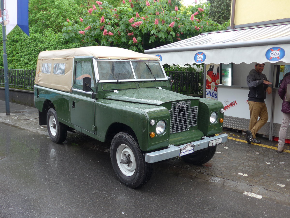 (170'581) - Land-Rover - OW 122 U - am 14. Mai 2016 in Sarnen, OiO