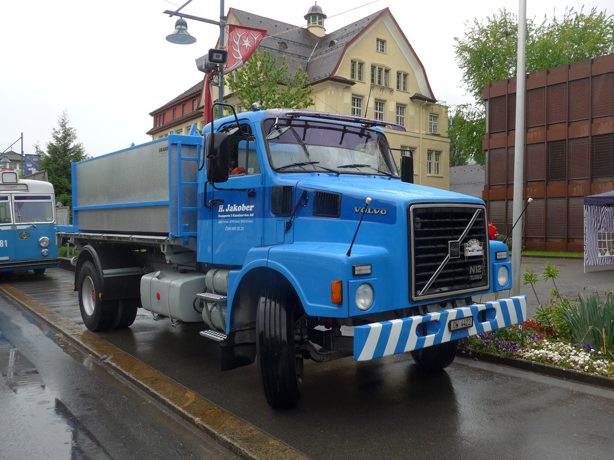 (170'596) - Jakober, Sarnen - OW 4422 - Volvo am 14. Mai 2016 in Sarnen, OiO