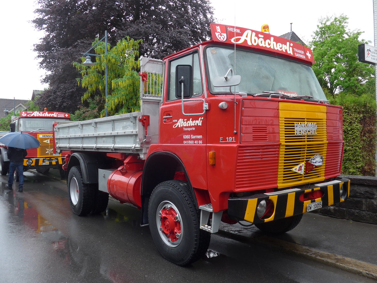 (170'615) - Ab�cherli, Sarnen - OW 10'055 - Hanomag-Henschel am 14. Mai 2016 in Sarnen, OiO