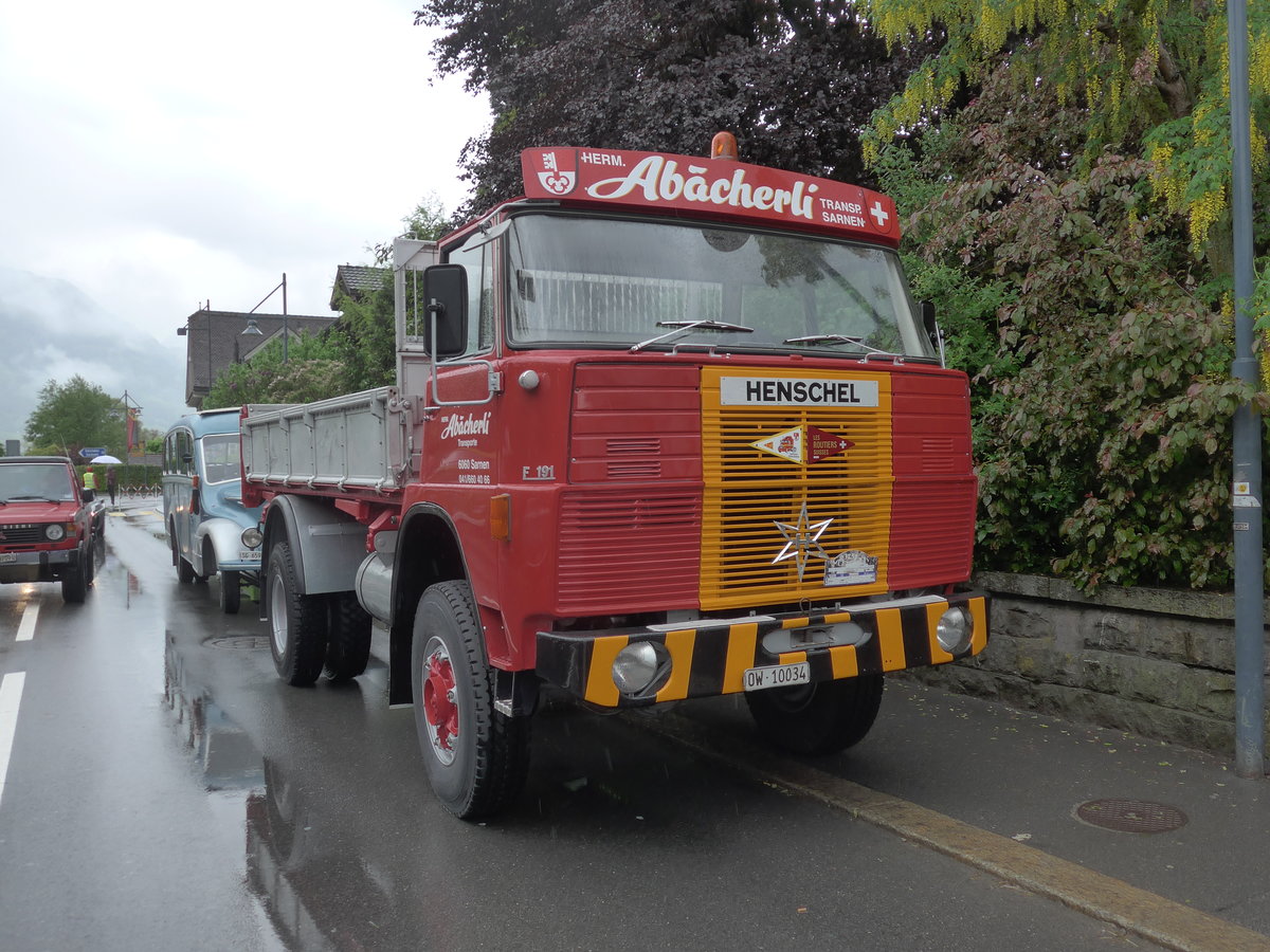 (170'616) - Ab�cherli, Sarnen - OW 10'034 - Henschel am 14. Mai 2016 in Sarnen, OiO