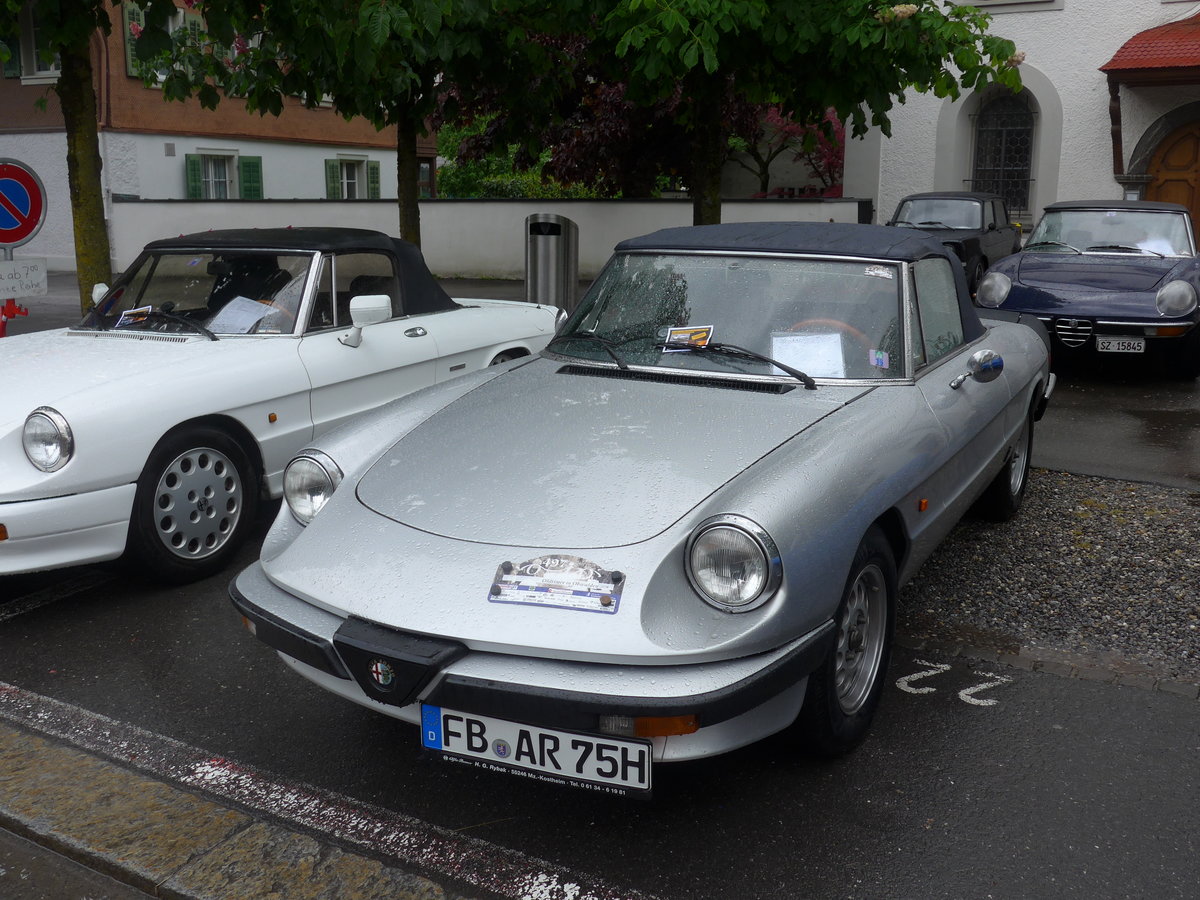 (170'673) - Alfa Romeo - FB-AR 75H - am 14. Mai 2016 in Sarnen, OiO