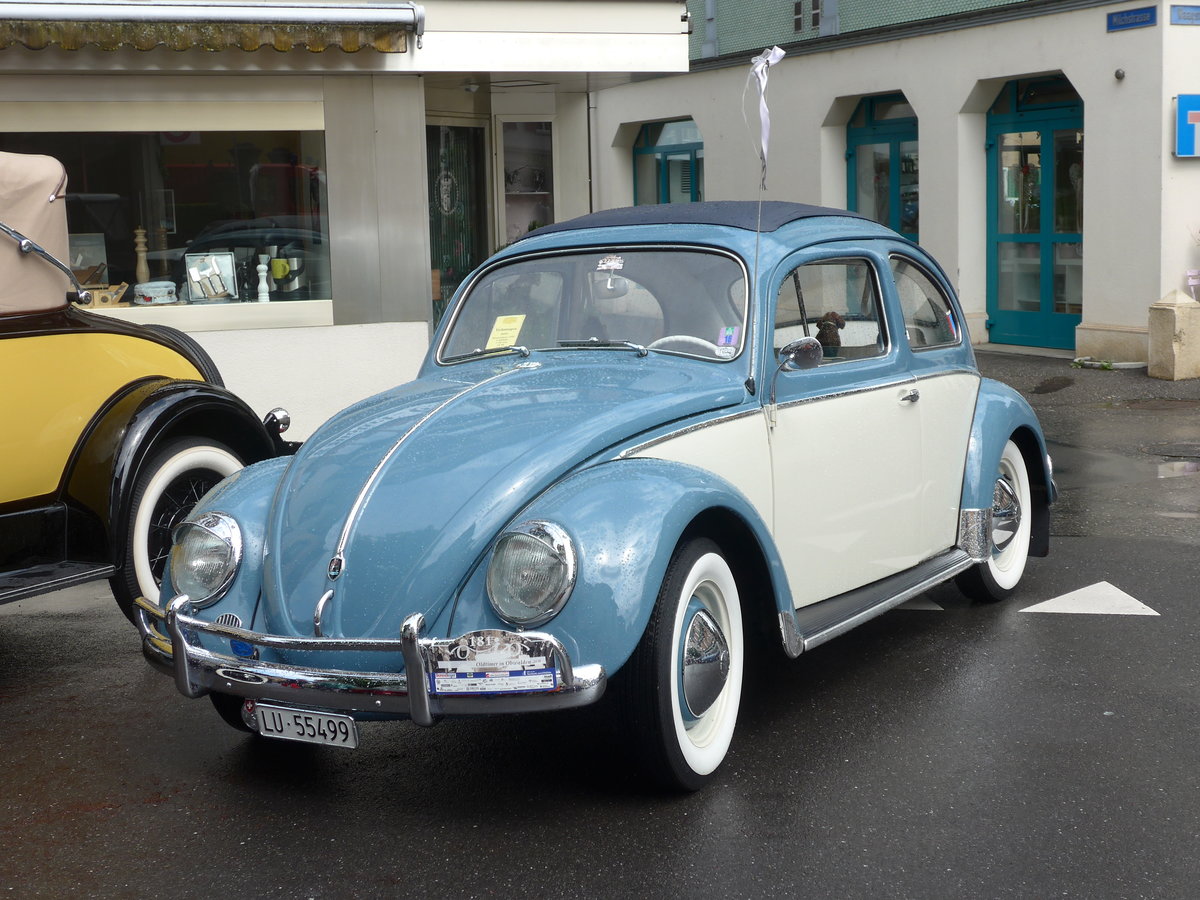 (170'761) - VW-K�fer - LU 55'499 - am 14. Mai 2016 in Sarnen, OiO