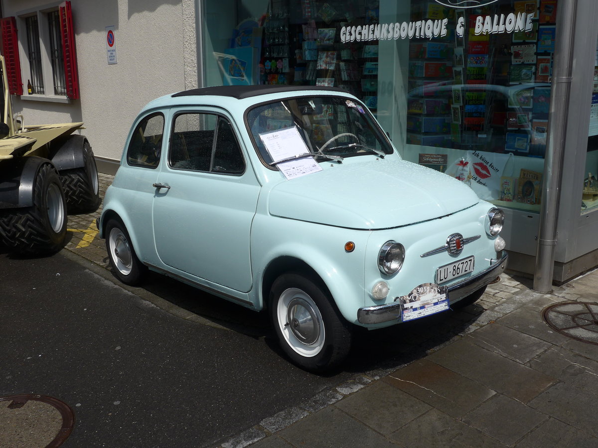 (170'783) - Fiat - LU 86'727 - am 14. Mai 2016 in Sarnen, OiO