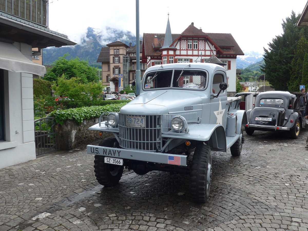 (170'855) - Dodge - SZ 3566 - am 14. Mai 2016 in Sarnen, OiO