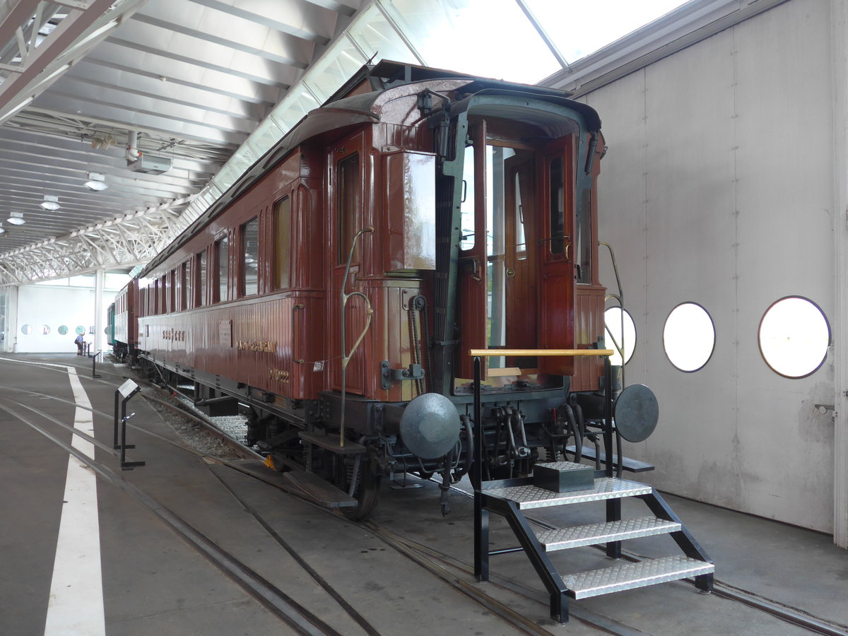 (171'307) - SBB-Speisewagen - Nr. 10'222 - am 22. Mai 2016 in Luzern, Verkehrshaus